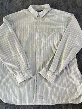 Polo Ralph Lauren Button Down Shirt 100% cotton mens XL